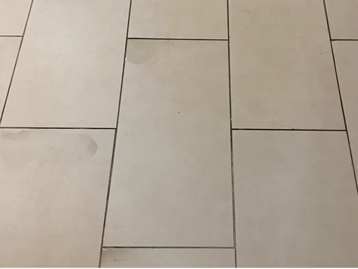 Tile after cleaning