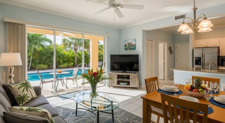 Inviting, freshly cleaned Florida vacation rental ready for guests