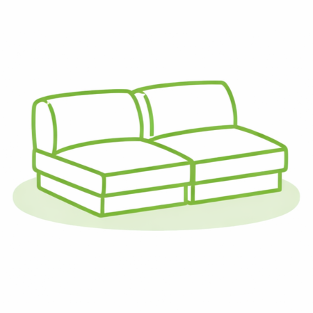 Loveseat cleaning service in Miami with professional upholstery restoration