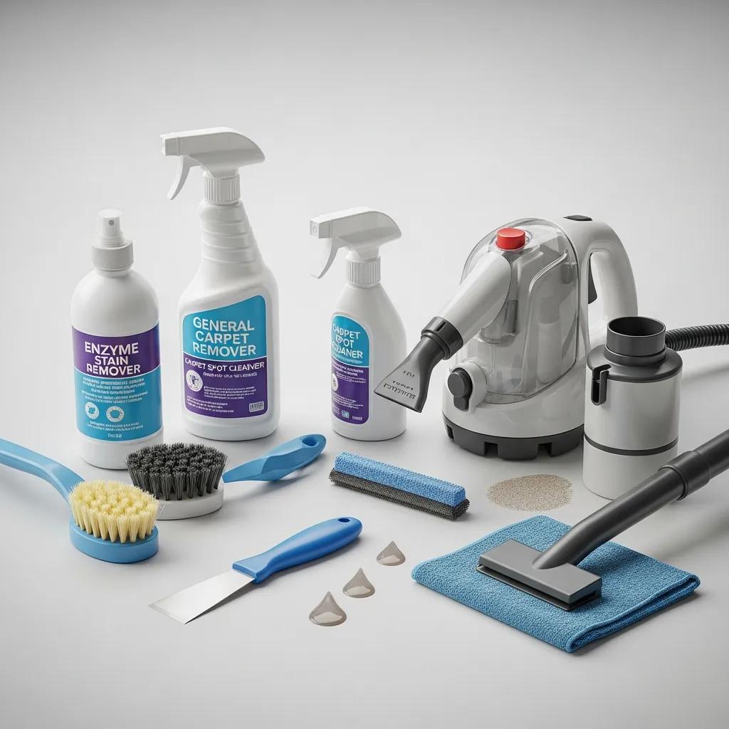 Tools and techniques for professional carpet stain removal